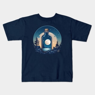 catching the moon in bottle Kids T-Shirt